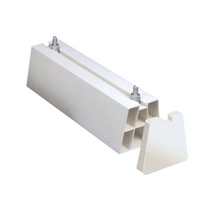 Accessorio per climatizzatore t.b.t., staffa bianca con viti.