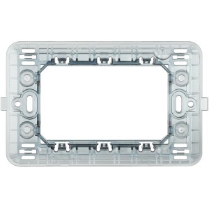 Placca di copertura trasparente t.b.t. per interruttori e prese.