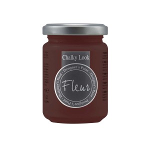 Pittura Fleur Chalky Look in rosso-brunastro, colori per il fai-da-te.