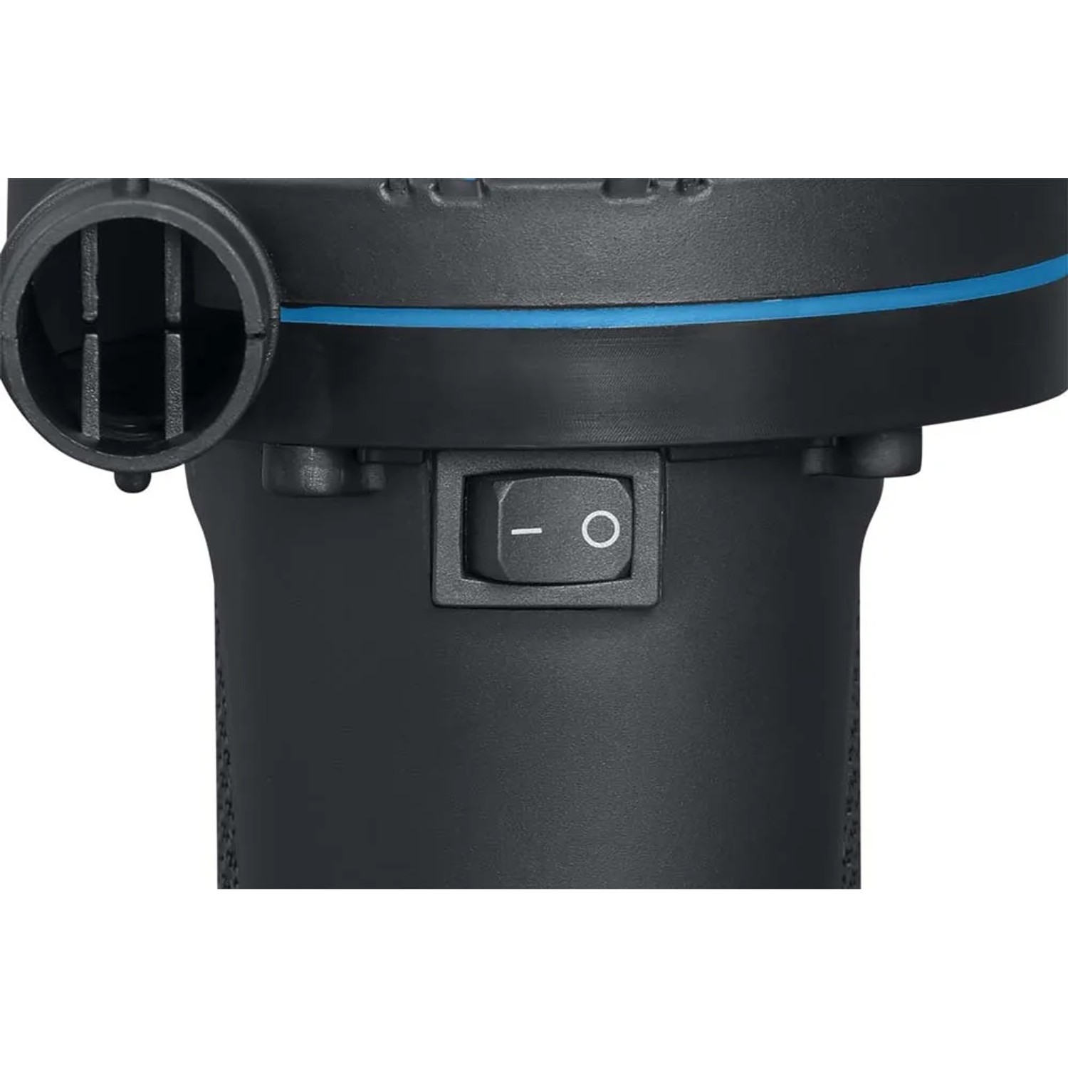 Dettaglio della pompa elettrica Bestway PowerTouch 220-240 V con interruttore.