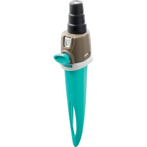 Gocciolatore per microirrigazione t.b.t. per un'irrigazione precisa del giardino.