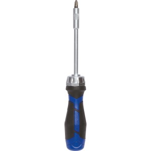 Set cacciavite a cricchetto LUX, 6 pezzi con impugnatura ergonomica per avvitare con precisione.