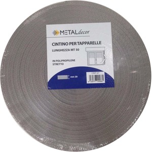 Cintino per tapparelle grigio, rotolo da 50m.