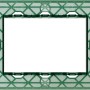 Placca di copertura verde t.b.t. per interruttori e prese.