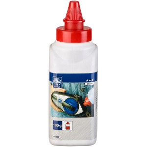 LUX Gesso in polvere rosso, 100g, per riempire i tracciatori.