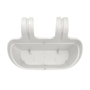 Fioriera Elho Vibia Campana M, 36 cm, bianco seta, per ringhiere fino a 6 cm di larghezza.