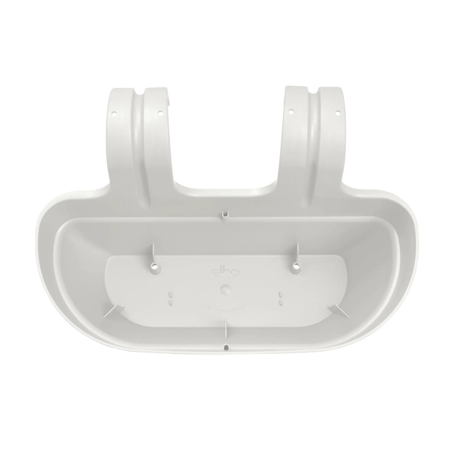 Fioriera Elho Vibia Campana M, 36 cm, bianco seta, per ringhiere fino a 6 cm di larghezza.