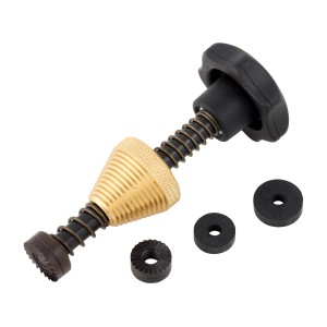 Set fresa per rubinetti LUX, 5 pezzi, per rifare le sedi valvole di rubinetti che perdono.