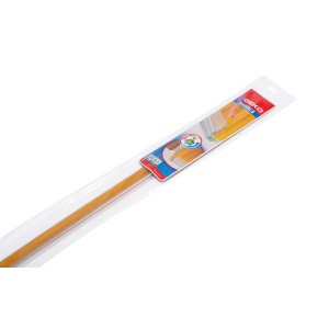 t.b.t. Guarnizione per finestre in sacchetto di plastica trasparente.