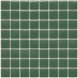 Piastrelle da parete t.b.t. verdi a mosaico per bagno e cucina.