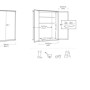 Porta attrezzi in plastica Keter Vertical sp. 20 mm marrone chiaro 1,16 m²