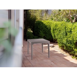 Tavolo da giardino Malmo in polipropilene 80x80x74 cm