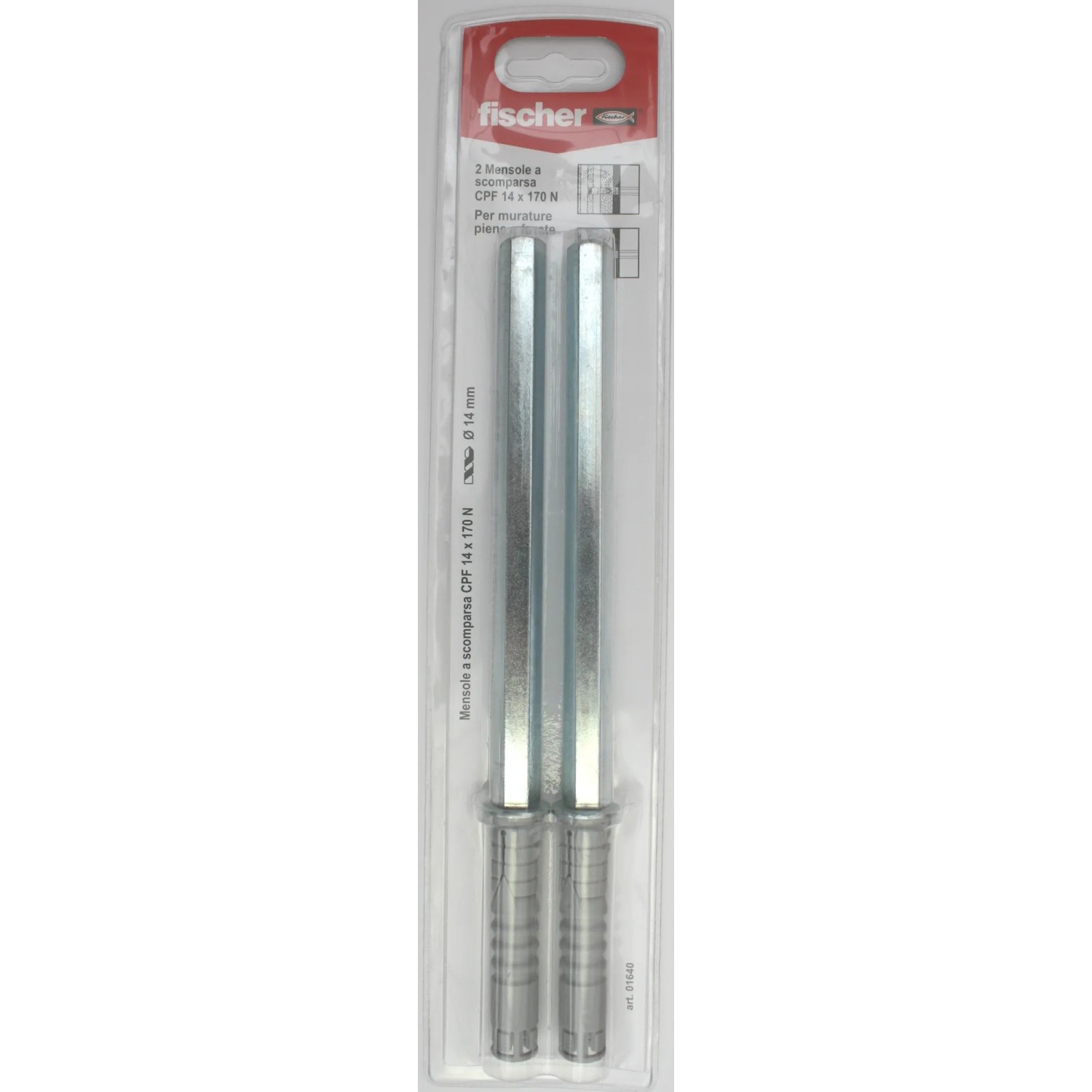 Fischer Tasselli CPF 14 x 170 N, tasselli per muratura.
