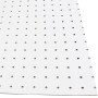 Pannello forato bianco per officina o hobby room. Ideale per il montaggio a parete.