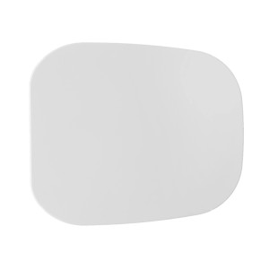 Coperchio per sedile WC t.b.t. bianco dal design semplice.