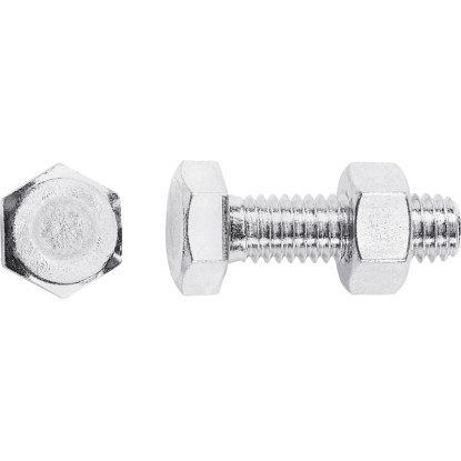 Bullone per macchine LUX M6 x 30 mm zincato 8 pz