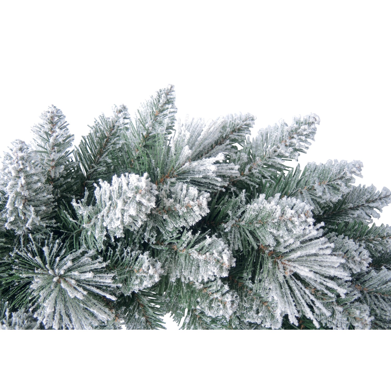 Ghirlanda Natale Innevata 270cm - Abete PVC Con Pigne, Decorazione Realistica Per Interni Ed Esterni - Foto 6