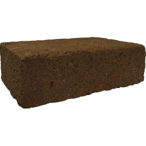 Mattone marrone per bordure e bordi di muri.