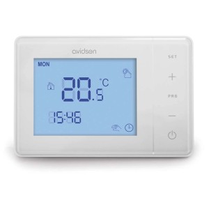 Cronotermostato digitale retroilluminato con schermo Touch