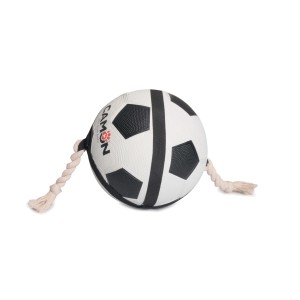 t.b.t. Palla con corda per cani, gioco ideale da masticare e riportare.