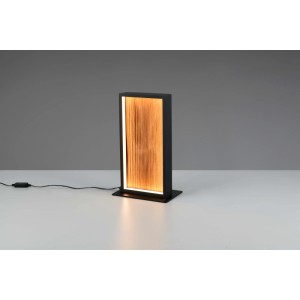 Lampada da tavolo LED Kalea dimm 10,5W 1150lm 3000K H31cm nero