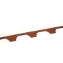 Pannello per tetto in plastica terracotta t.b.t. per coperture e rivestimenti.