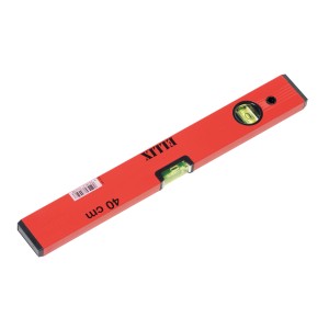 Livella a bolla rossa Ellix, 40 cm, con livella orizzontale e verticale.