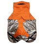 Abbigliamento per cani t.b.t. arancione con fodera riflettente.