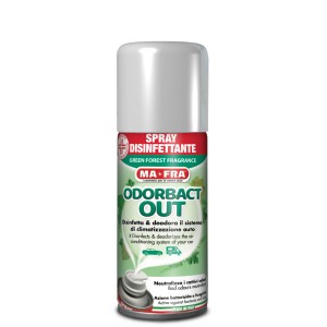 Spray disinfettante t.b.t. per la pulizia del sistema di climatizzazione auto.