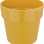 Vaso da fiori Elho B.for Original color ocra, Ø 14 cm, in plastica riciclata.
