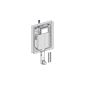 t.b.t. Schizzo di installazione WC a cassetta