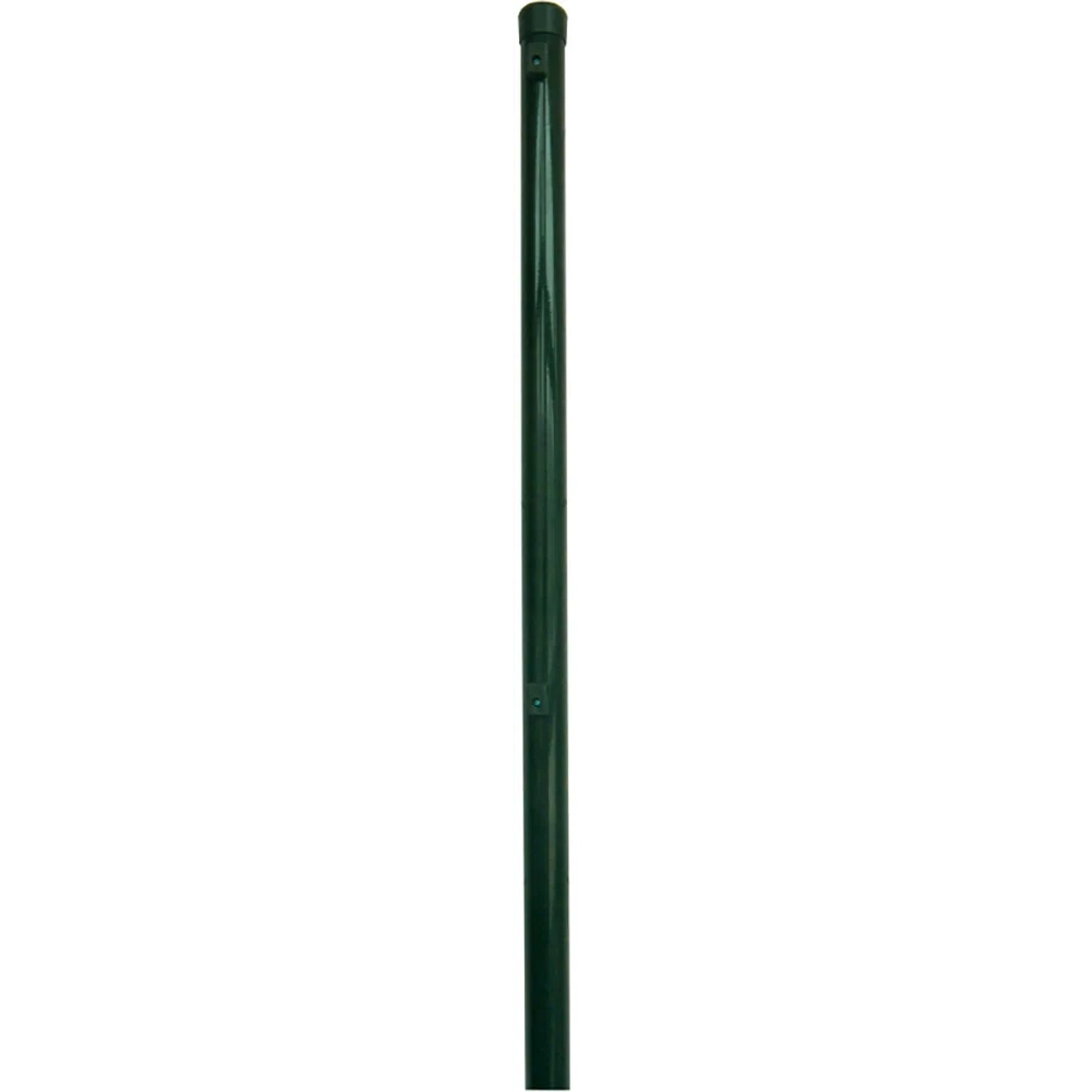 Palo metallico verde per reti metalliche e plastiche.