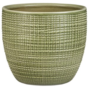 Scheurich vaso decorativo 866, Ø 14 cm, Menta. Vaso in ceramica con texture per interni.