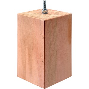 Gamba per mobile Hettich Brema, 150mm, legno di pino, con vite.