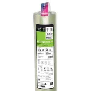 Pellicola protettiva verde FITT Foglia Verde EVO, 4x12 m, per Teli e reti di protezione.