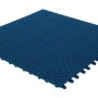 Piastrelle per pavimenti esterni t.b.t. blu, sistema ad incastro per una facile installazione.