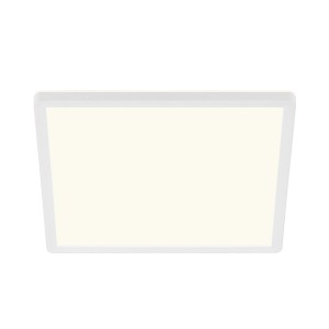 Pannello LED Brilo quadrato bianco, 18W, per montaggio a soffitto.