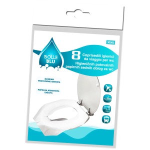 t.b.t. coprisedili WC igienici da viaggio, 8 pezzi