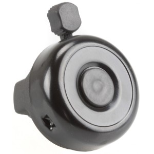 Campanello per bicicletta nero per montaggio su manubrio, accessori per biciclette.