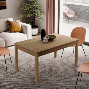 Tavolo allungabile da pranzo Firenze noce 120x80x77 cm