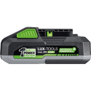 Batteria LUX-TOOLS AK-20/4.0, 20 V, 4 Ah, per dispositivi 1 PowerSystem. Batteria per elettroutensili.