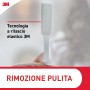Dettaglio di una striscia adesiva 3M per ganci per quadri. Rimozione facile e senza residui.