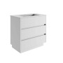 Mobile bagno base a terra Barrio 1 vasca h.87,5 p.51 l.86 cm bianco