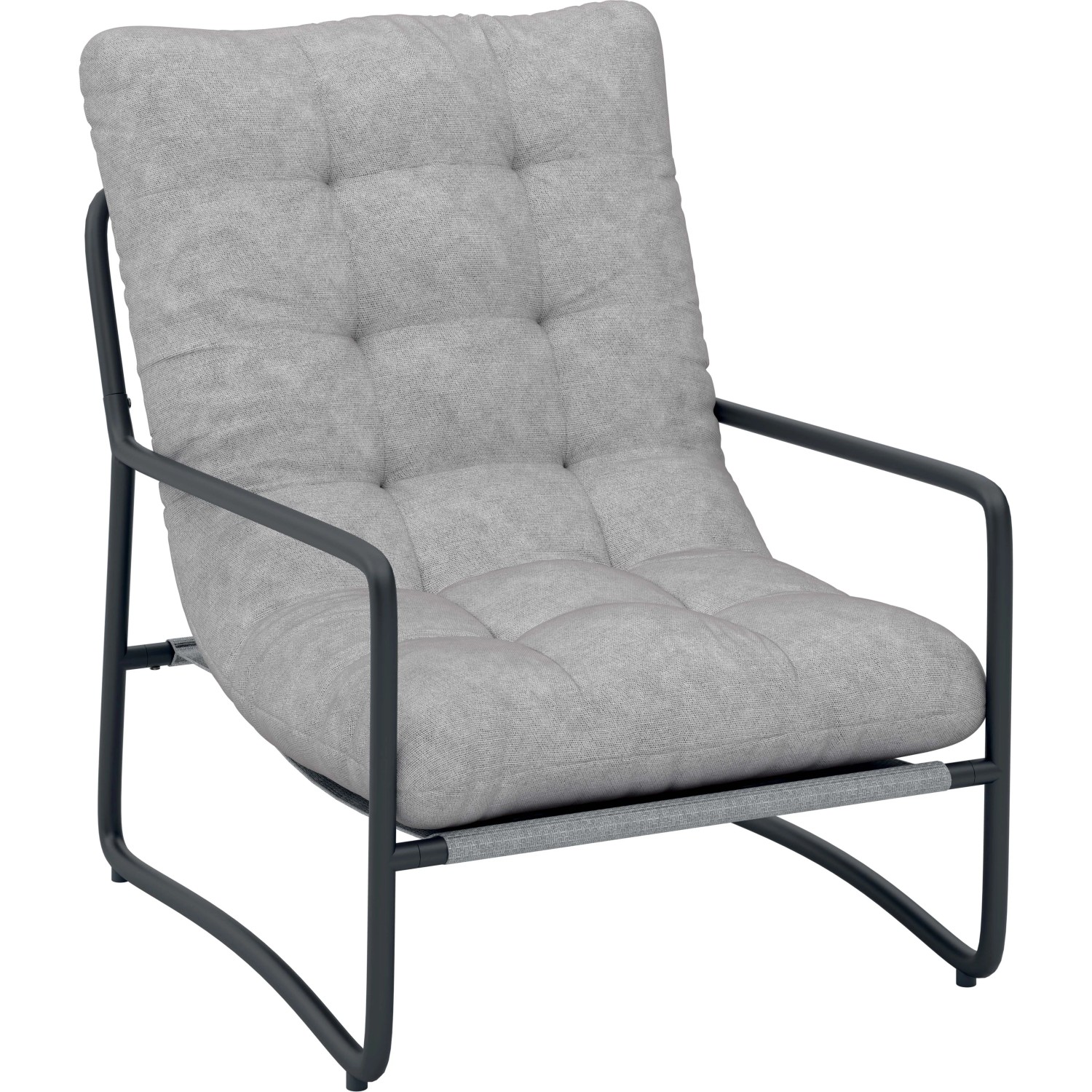 Salotto da giardino Patterson grigio chiaro 4 posti_4