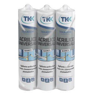 Sigillante acrilico TKK, universale, bianco, confezione da 3. Siliconi e sigillanti per varie applicazioni nel negozio online OBI.