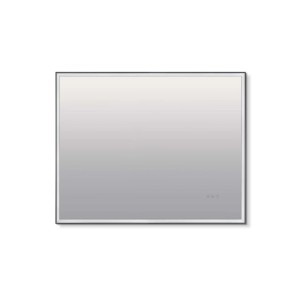 Specchiera LED S4 Square 100x80 cm nero