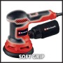 Levigatrice eccentrica Einhell TC-RS 425 E rossa e nera con sacchetto raccoglipolvere.