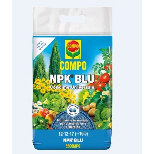 Concime universale per piante granulare Compo NPK Blu 5 kg