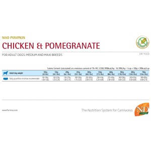 N&D Pumpkin cibo secco per cani pollo e melograno per taglie medie e grandi.