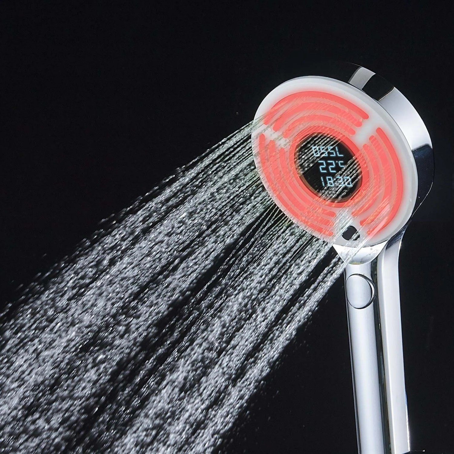 Doccia Sense 3 getti con display digitale e LED cromo_3